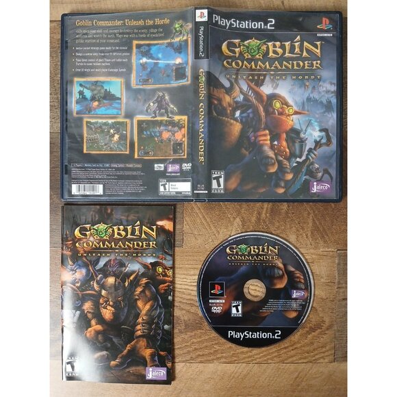 Goblin Commander Unleash the Horde PS2 (Sony PlayStation 2, 2003) CIB Tested - Picture 1 of 1